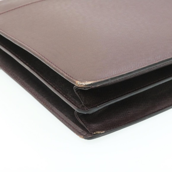 LOUIS VUITTON Taiga Serviette Moskova Business Bag Acajou M30036 LV Auth ar6116 - Picture 16 of 16